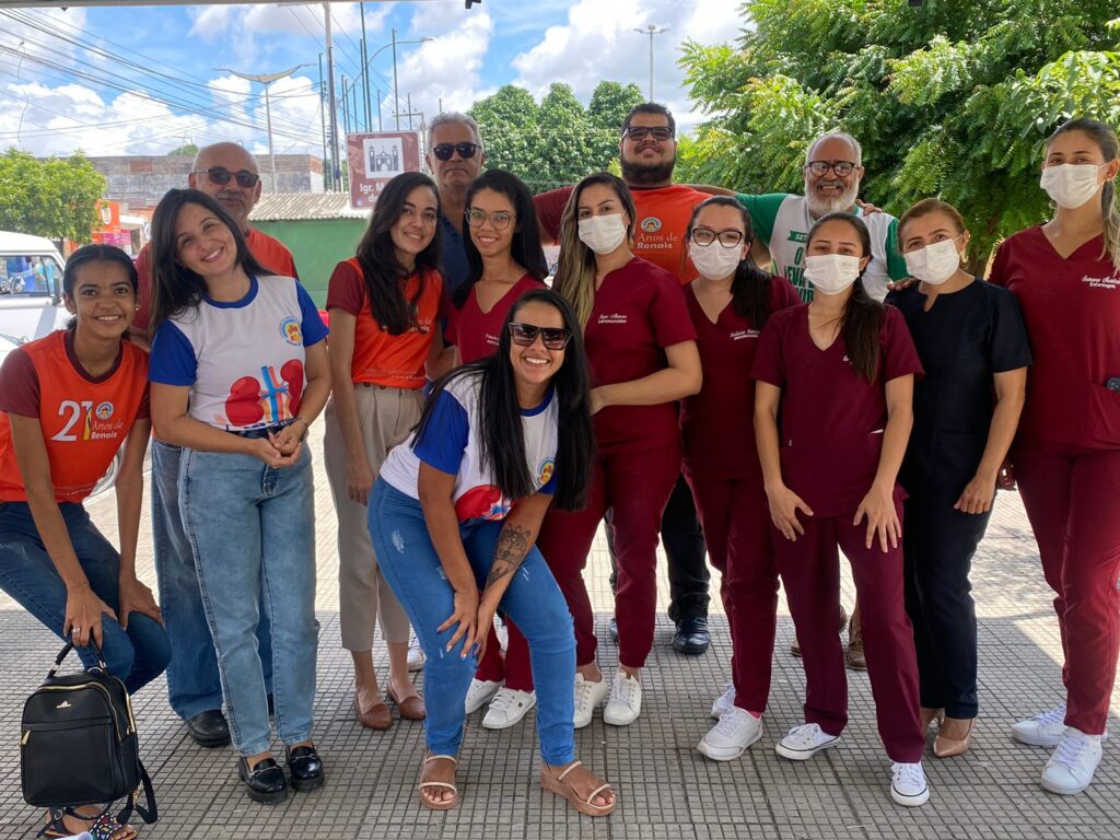 Ação realizada na praça Menino Jesus de Praga