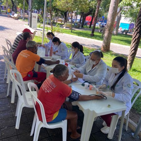 Ação realizada na praça Padre Cícero